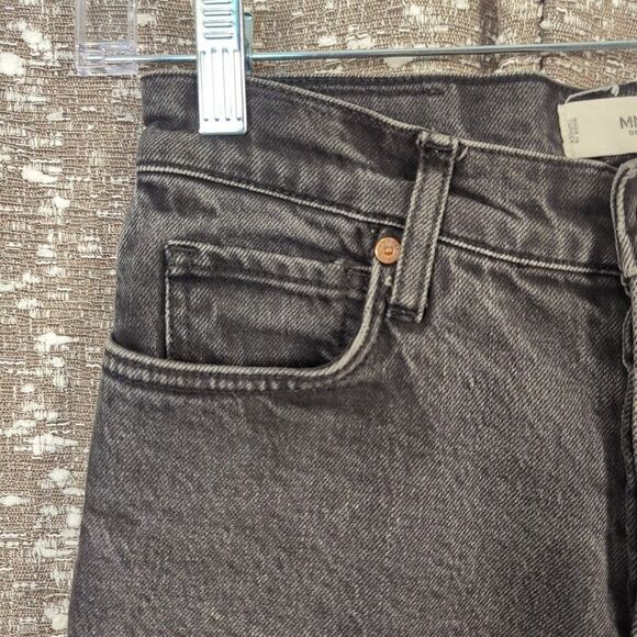 Mango MNG Black Wash Denim Jeans 5 Button Fly Women's 4 - Picture 4 of 12